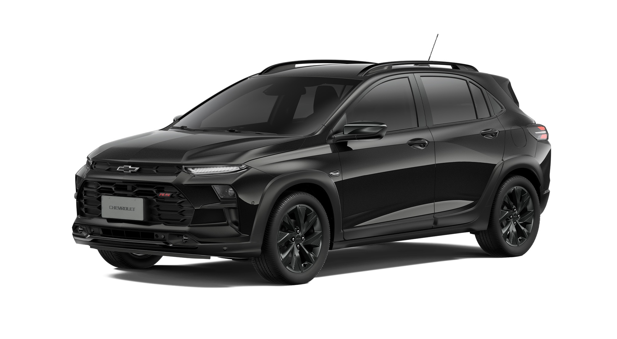 Vista lateral del Chevrolet Sonic RS color negro metalizado