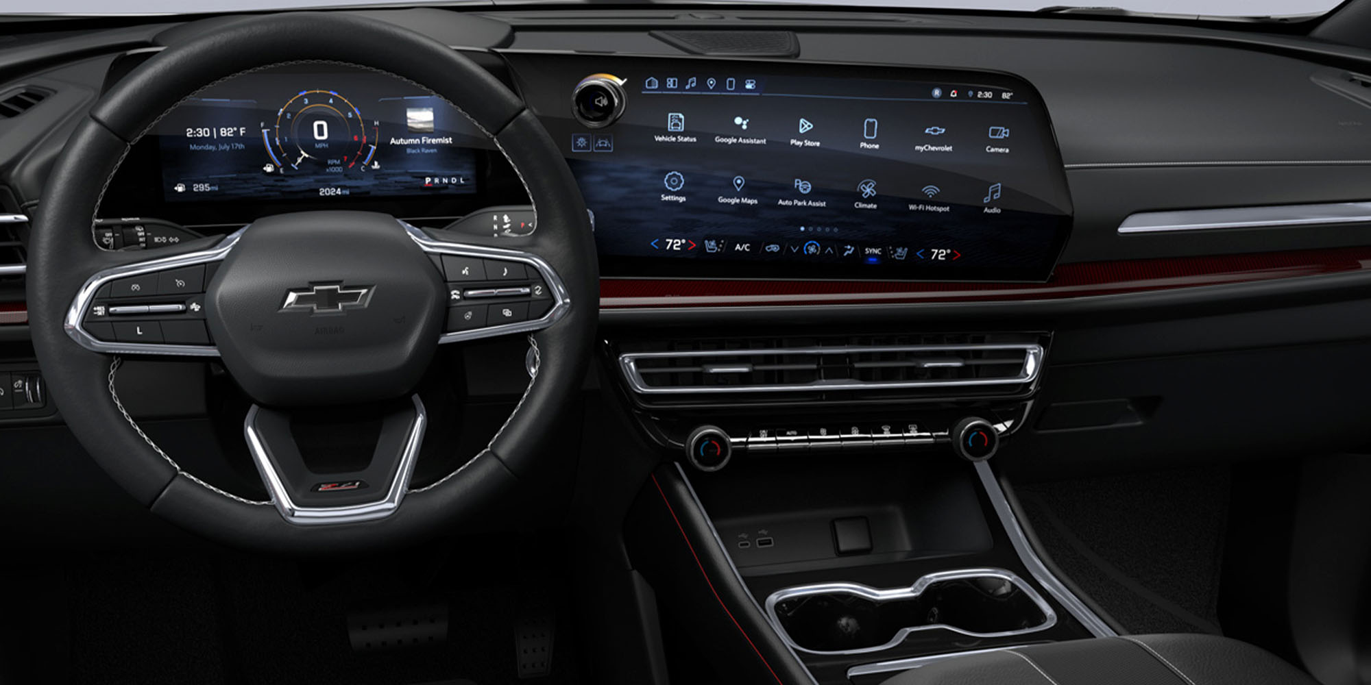 Traverse Z71, interior Jet Black