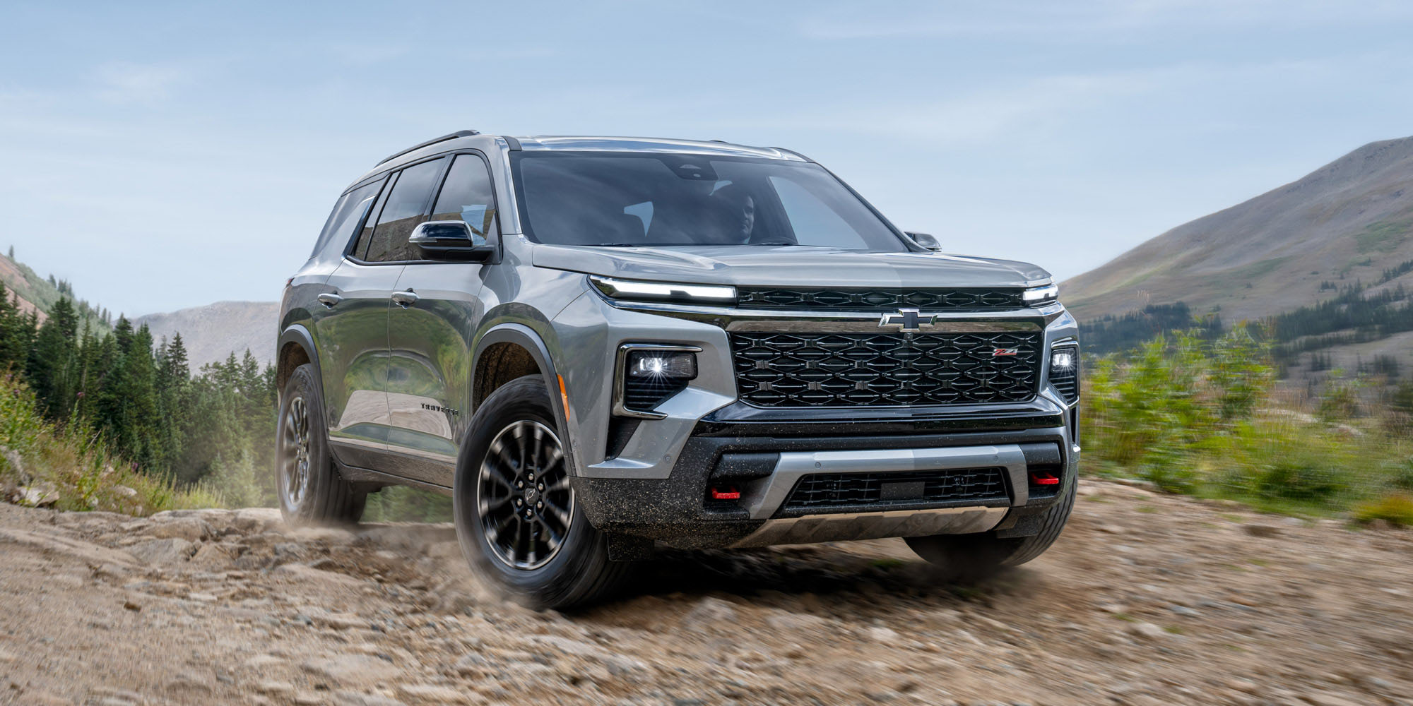 Traverse Z71, grilla frontal tipo panal